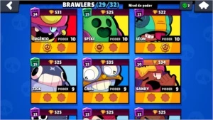 Conta Brawl Stars 15k - 3 Lendários