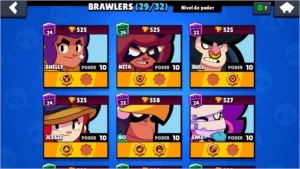 Conta Brawl Stars 15k - 3 Lendários