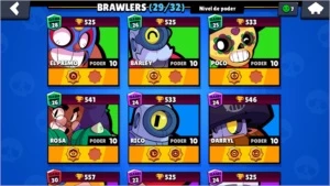Conta Brawl Stars 15k - 3 Lendários