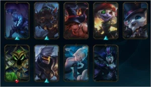 Conta Unranked, 123 Skin com Lux Elementalista e Seju Hextec - League of Legends LOL