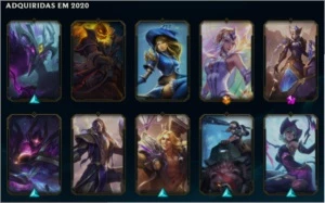 Conta Unranked, 123 Skin com Lux Elementalista e Seju Hextec - League of Legends LOL