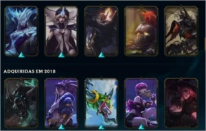 Conta Unranked, 123 Skin com Lux Elementalista e Seju Hextec - League of Legends LOL