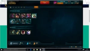 CONTA PLAT V NA SEASON 6, CERCA DE 150 REAIS EM SKINS - League of Legends LOL