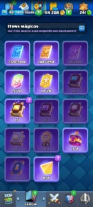 Conta Clash Royale Arena Lendaria