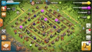 Vila Centro de Vila 10 - Clash of Clans.