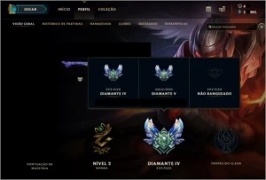 Conta D5 Solo D4 Flex 429 skins 30Gemas Annie hextec - League of Legends LOL
