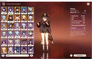 Conta genshim AR55 (Com muitos personagens 5*) - Genshin Impact