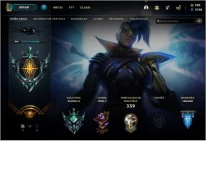 Conta lol platina 3 74 skins - League of Legends