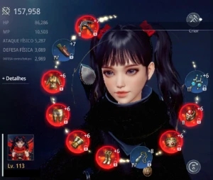 CONTA MIR4 ARQUEIRA 164K LVL 115 - NA2 NA081 - com união svr