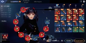 CONTA MIR4 ARQUEIRA 164K LVL 115 - NA2 NA081 - com união svr