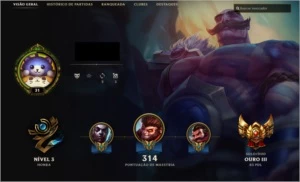 Conta Gold 3 98 champs 31 skins - League of Legends LOL