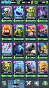 CLASH ROYALE LVL 11. ARENA LENDÁRIA. TODAS AS CARTAS