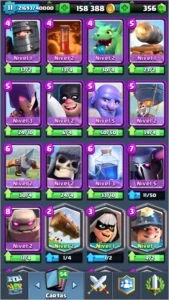 CLASH ROYALE LVL 11. ARENA LENDÁRIA. TODAS AS CARTAS