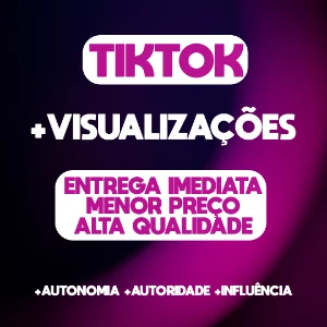 ⭐ Menor Preço ⭐ Visualizações - Tiktok - Redes Sociais