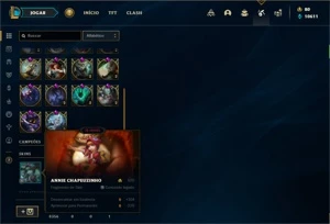 Conta Platina 4 com TODOS os champs e 125 Skins +1 Prestigio - League of Legends LOL