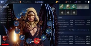 Mir4 conta Level 91  (classe/subclasse) (SA64)