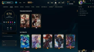 Conta LOL + VALORANT | 676 Skins | Desde 2015 - League of Legends