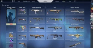 CONTA VALORANT D3 COM MUITA SKIN