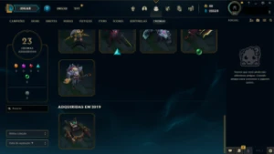 Conta de Lol MAIN TOP - D1 - 77 SKINS - League of Legends