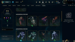 Conta de Lol MAIN TOP - D1 - 77 SKINS - League of Legends
