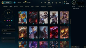 Conta de Lol MAIN TOP - D1 - 77 SKINS - League of Legends