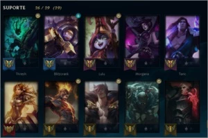 League of legends-Conta Main-Platina IV 7 LOL