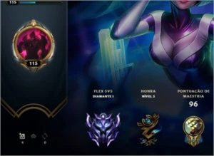 Emote de Challenger / Conta High Elo - League of Legends LOL