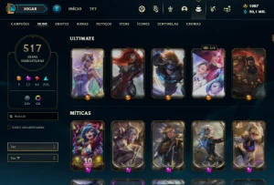 Conta de LoL/Valorant/TFT/LORT/WR - League of Legends