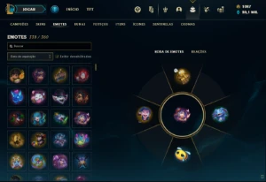 Conta de LoL/Valorant/TFT/LORT/WR - League of Legends