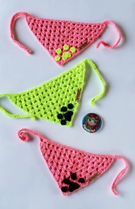 Bandana Pet em Crochê - Artesanato e Personalizados