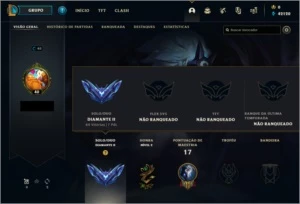 CONTA DIAMANTE 2 - League of Legends LOL