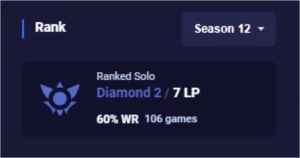 CONTA DIAMANTE 2 - League of Legends LOL