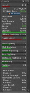 MS 115 Unitera Wizard Addon full + EK 66 Ferobra - Tibia