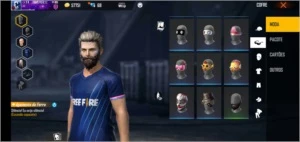 CONTA DE FREE FIRE  COM MUITAS COISA RARA