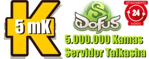 Talkasha 5 Milhões Kamas - Dofus - Servidor