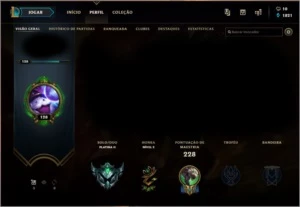 2 Contas Lol / Platina 2 e Gold 2 - League of Legends