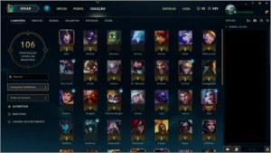 Conta Ouro V 59 Campeões - League of Legends LOL