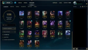 Conta Ouro V 59 Campeões - League of Legends LOL