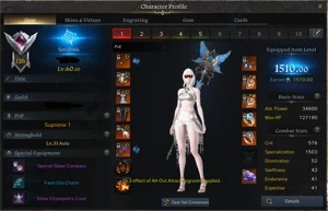 Conta Lost Ark Platinum - Sorceress 1510 (arma 23)