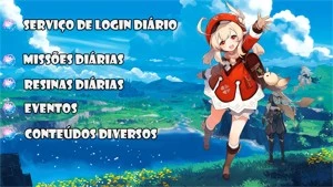 LOGIN DIÁRIO (MISSÕES DIÁRIAS, RESINAS E EVENTOS) - Genshin Impact