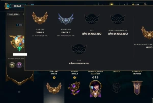 Prata 2 com TODOS os Champs e 237 Skins ( SUP / ADC ) - League of Legends LOL