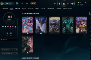 Conta Level 414  Season 4  - League of Legends LOL