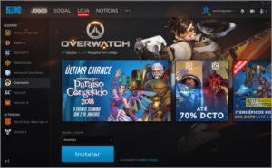 Conta blizzard com Overwatch
