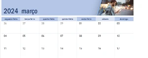 Calendario Academico Com Fotos - Editavel