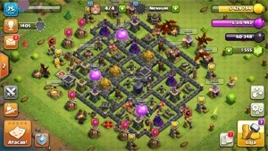 CoC Cv9 Full + 1500 gêmeas + full recursos. - Clash of Clans