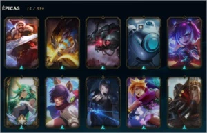 Conta LOL 103 SKIN + 45 campões para completar - League of Legends