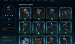 CONTA LOL 700 SKINS+ - League of Legends