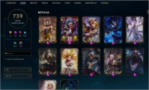 CONTA LOL 700 SKINS+ - League of Legends