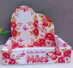 Arquivo Digital Caixa Cenário Mãe Pdf Para Festa Infantil - Outros