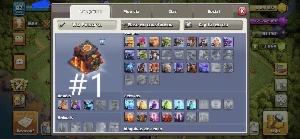 CV 10 Full Antigas c/ Bastante Gemas e Obstáculos Raros - Clash of Clans